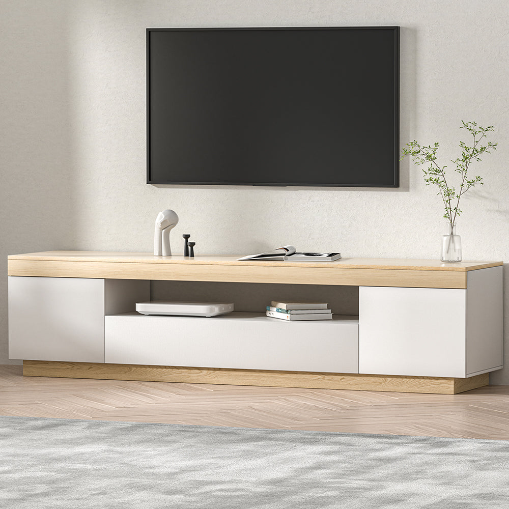 Artiss TV Cabinet Entertainment Unit Stand Storage Drawer Shelf 180cm White Wood
